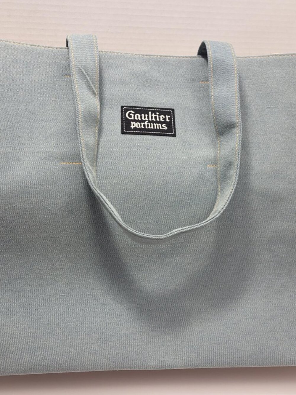 Jean Paul Gaultier Parfums Denim Tote Bag